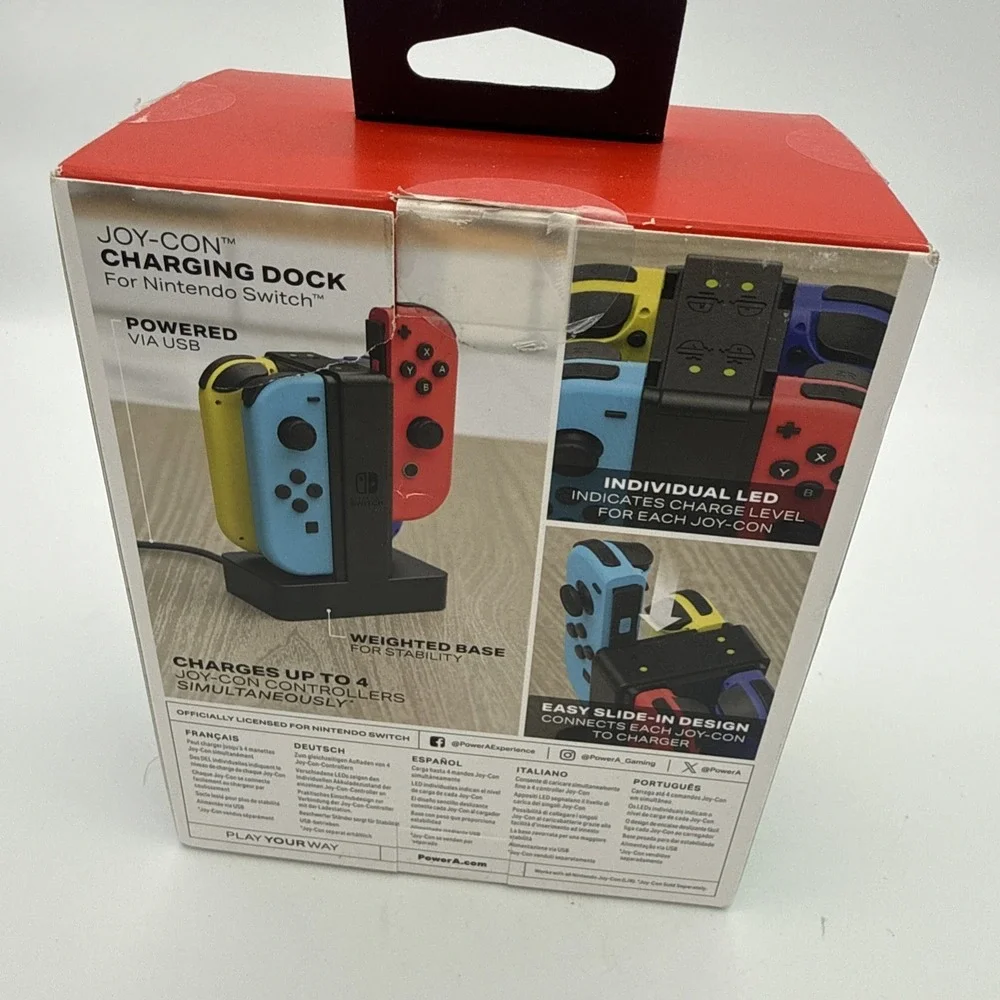 PowerA Nintendo Switch Joy-Con Charging Dock Black